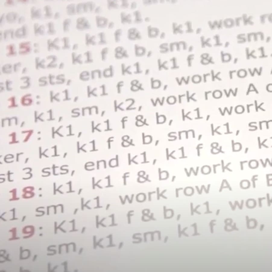 Knitting Pattern: Longhand