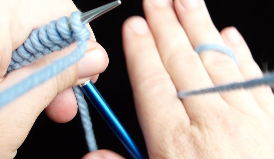 Knit without pain with Portuguese Knitting