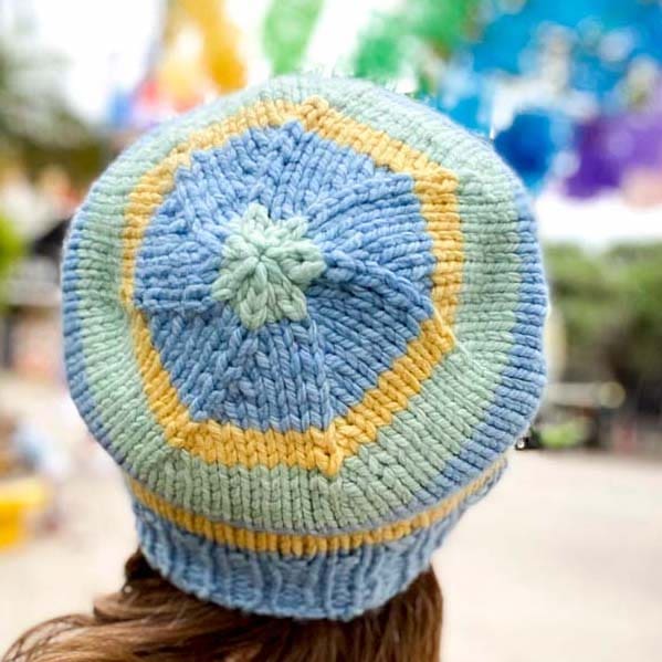 Bulky Adult Hat Back View